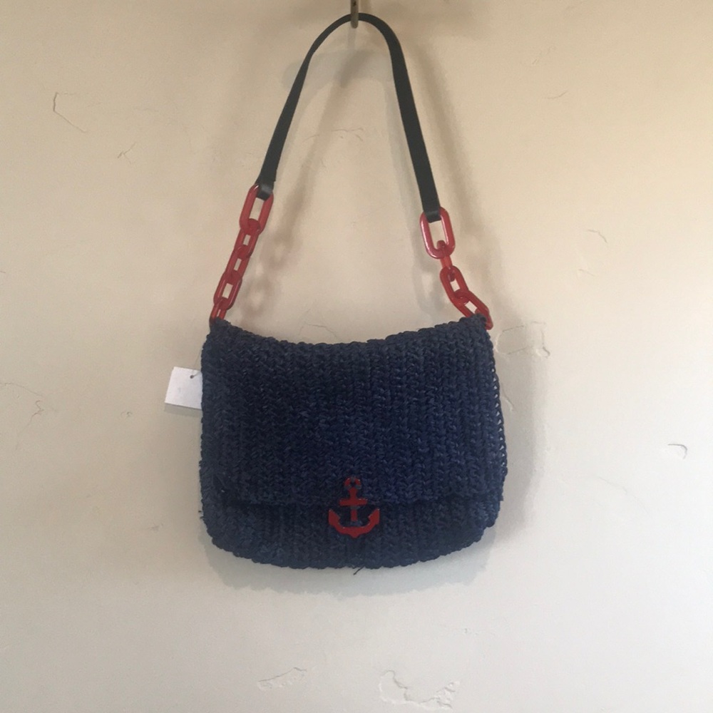 Brand New! J Crew Rattan Anchor Bag